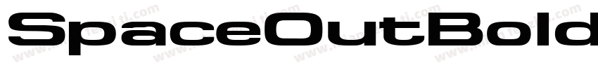 SpaceOutBoldExtended Itali字体转换